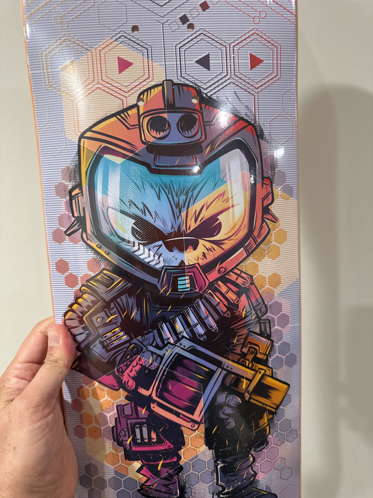 "Shrapnel" Skate Deck