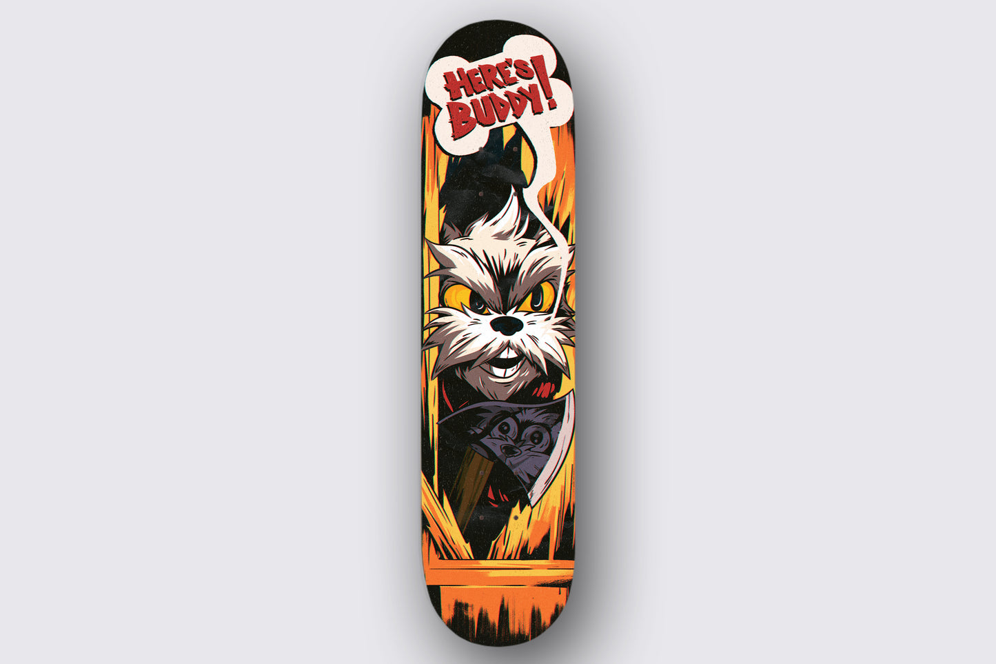 "Here’s Buddy!" Skate Deck