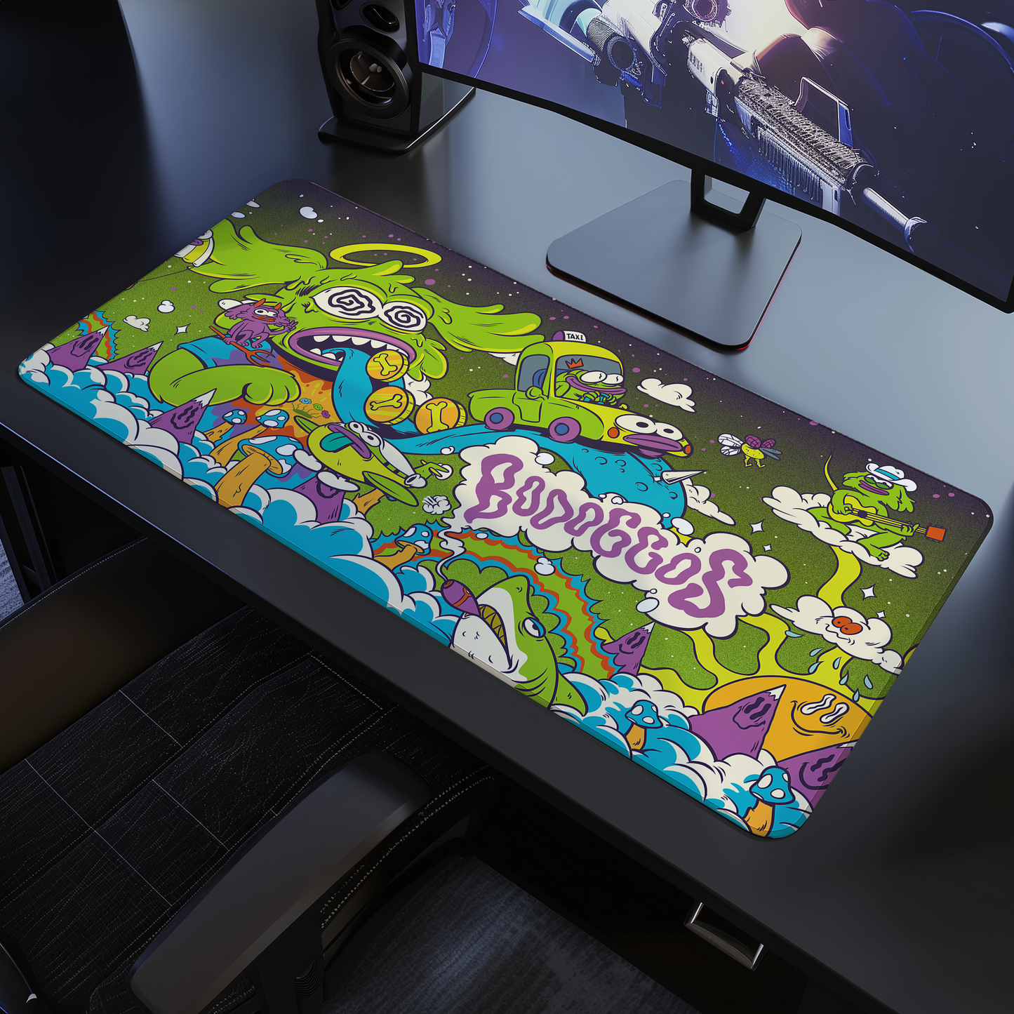 Cirque Du Pepe Mousepad